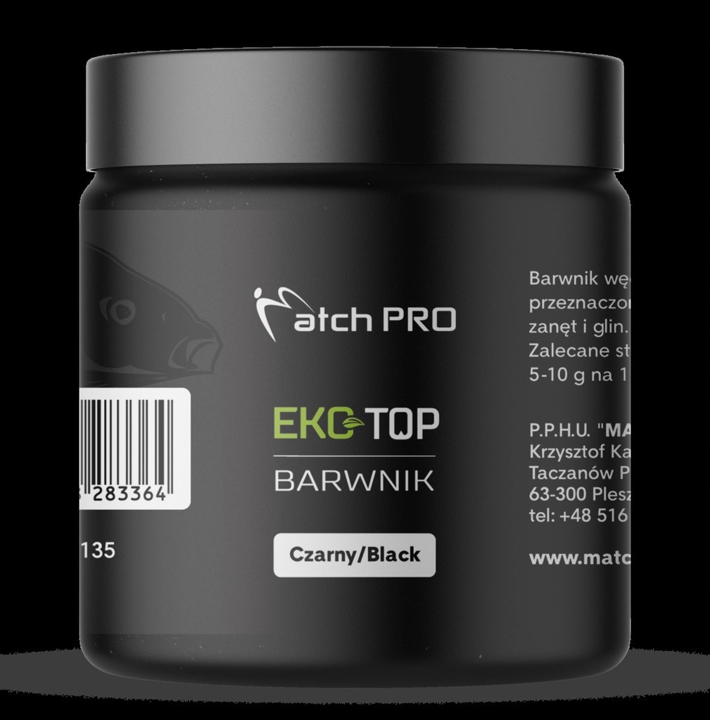 Barwnik Zanętowy EKO-TOP Matchpro Czarny 120g