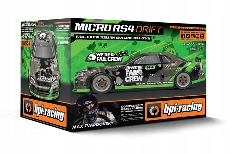 Купить HPI Micro RS4 Drift Nissan Skyline GT-R: отзывы, фото, характеристики в интерне-магазине Aredi.ru