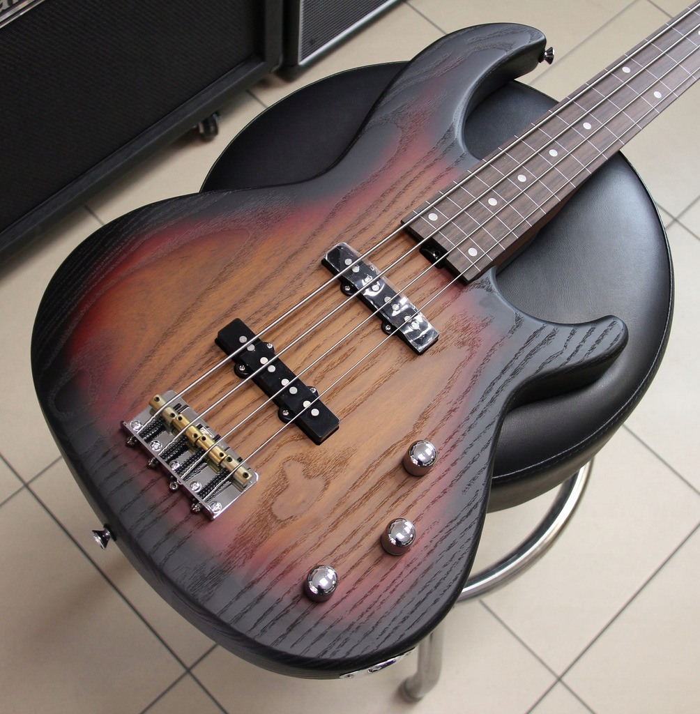 Gitara basowa bezprogowa fretless Aria 313-JP OPSB