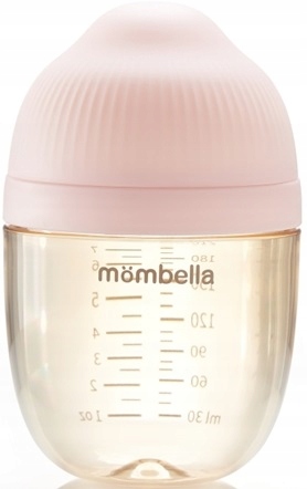 Mombella - Butelka Antykolkowa dla Noworodka Roze PPSU 210ml