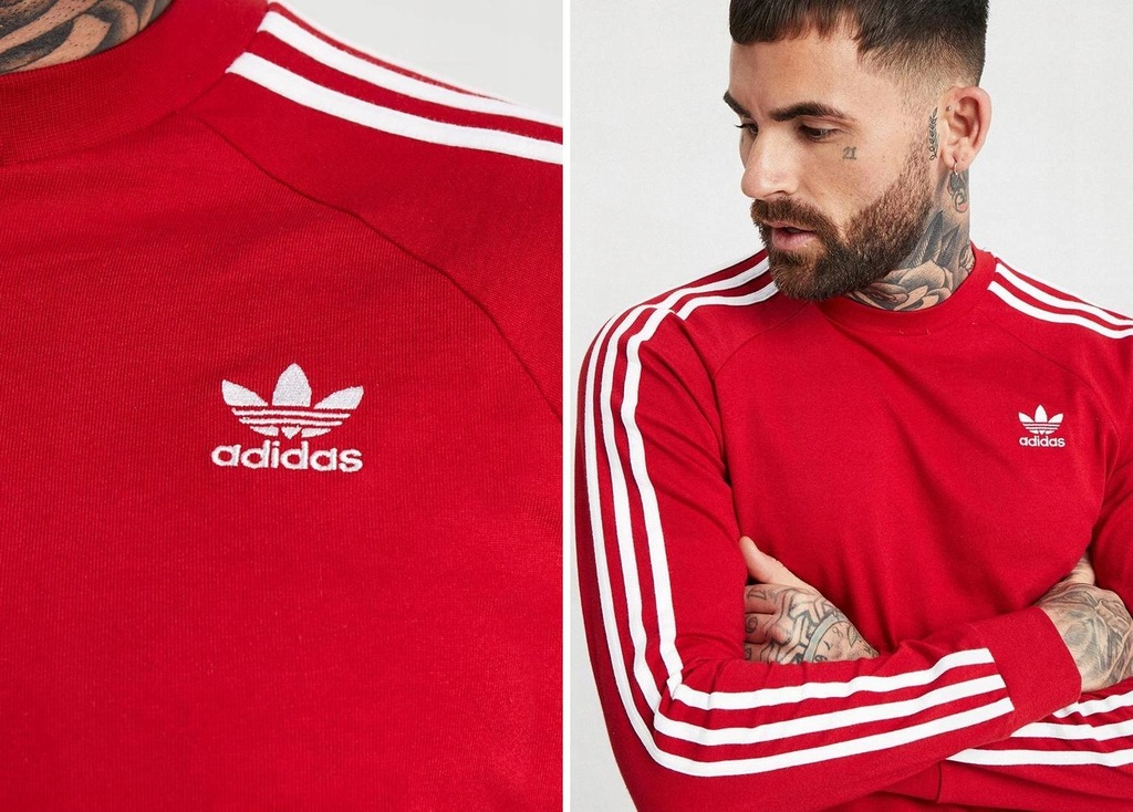 O001A12 adidas BLUZKA Z DŁUGIM RĘKAWEM ORIGINALS L