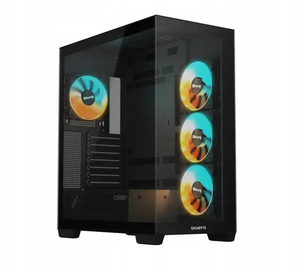 Case|GIGABYTE|GB-C500P ST|MidiTower|Case product features Transparent
