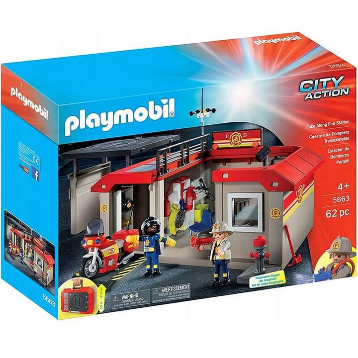 Playmobil 5663 City Action Remiza strażacka