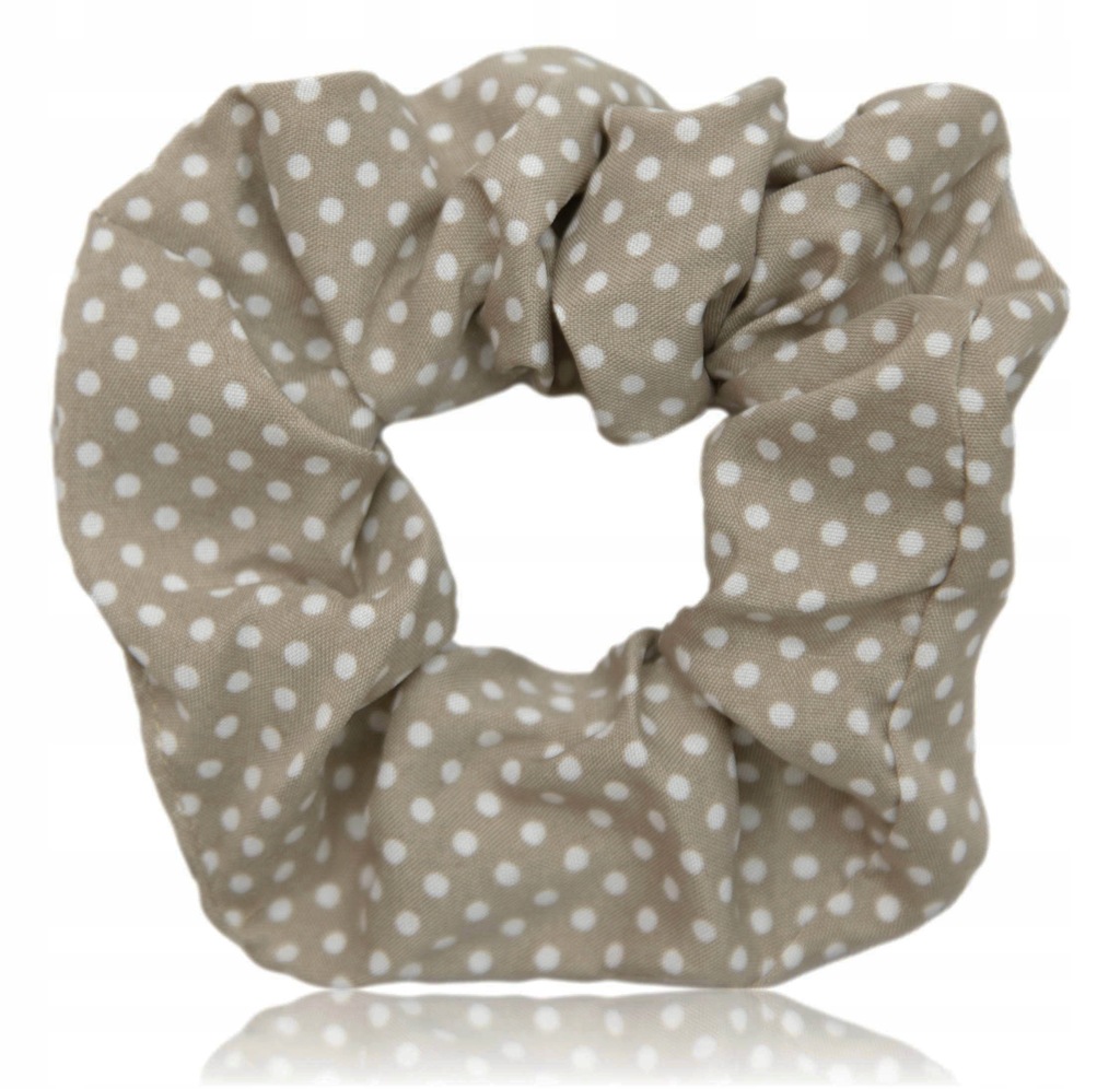GUMKA DO WŁOSÓW scrunchie FROTKA kropki małe