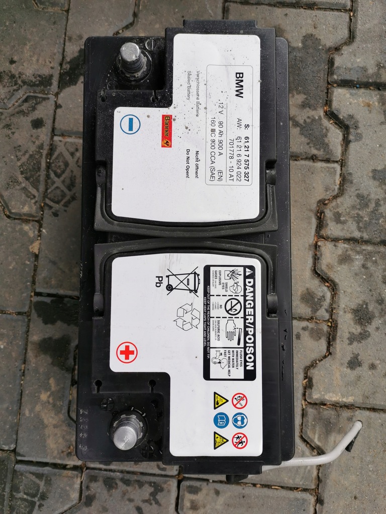 Akumulator Original BMW, napełn. - 61217604822 / 61 21 7 604 822