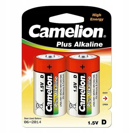 Camelion D/LR20, Plus Alkaline, 2 szt.