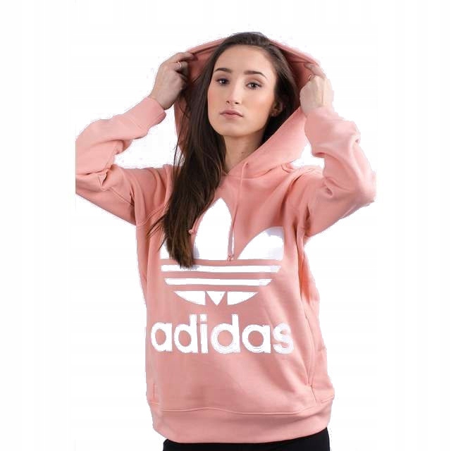 Bluza Damska Adidas Trefoil Kaptur Rozowa 36 S 8129680412 Oficjalne Archiwum Allegro