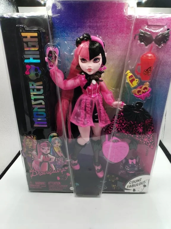 LALKA MATTEL MONSTER HIGH DRACULAURA