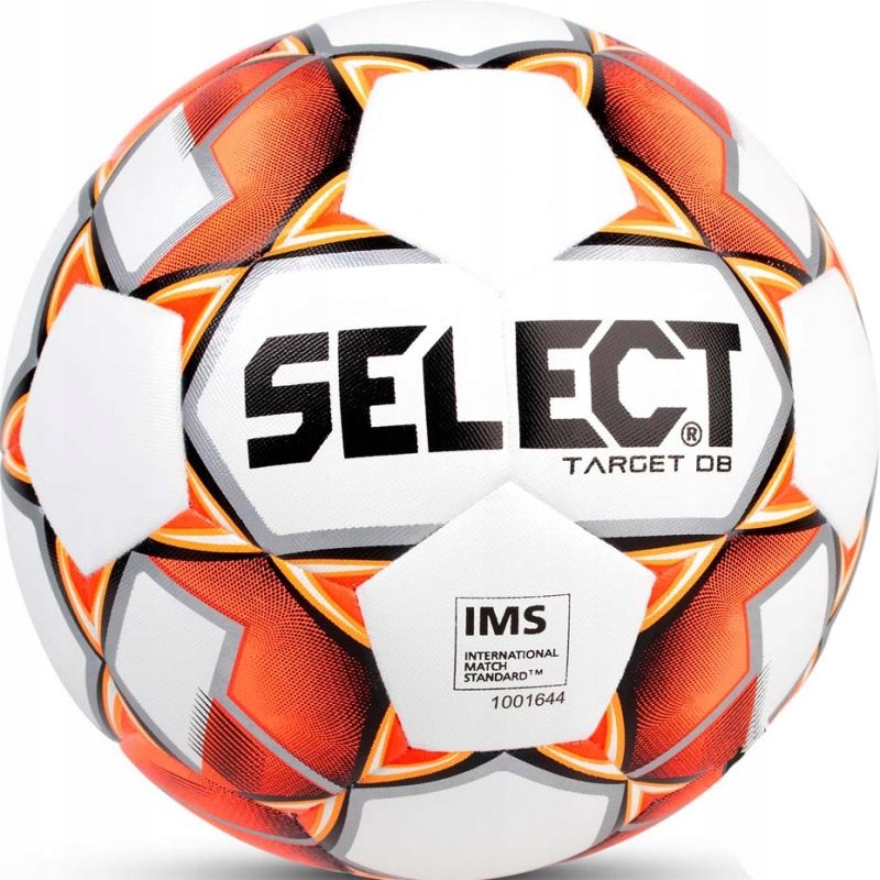 Piłka nożna Select Target DB IMS 5 biało pomarańcz