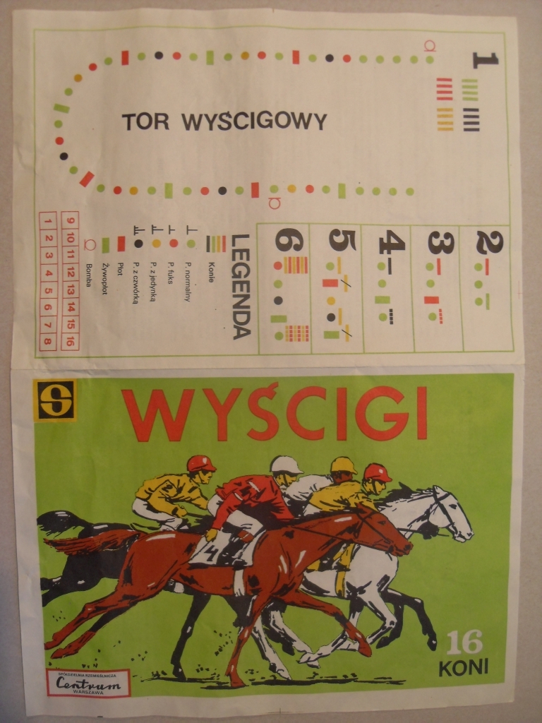 Gra Planszowa Prl Wyscigi Konne Figurki 7347669521 Oficjalne Archiwum Allegro