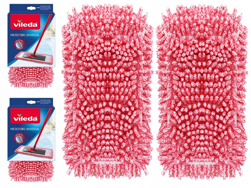 2x WKŁAD DO MOPA PŁASKIEGO VILEDA STYLE 3D CHENILLE ACTIVE MAX PUCER