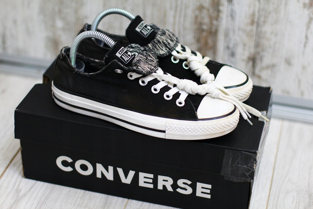 CONVERSE ALL STAR NISKIE CZARNE MELANŻ CLASSY 39