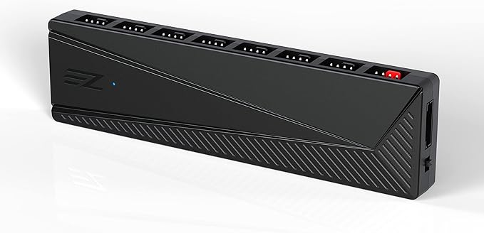 Hub Ventole ARGB PWM EZDIY-FAB | 8 Porte Per PC Gaming | Sincronizzazione Con Scheda Madre - Foto 9