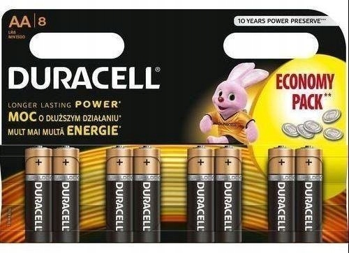 Baterie alkaliczne Duracell Basic LR6/AA 8 szt