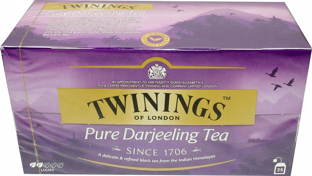 Herbata czarna ekspresowa Twinings of London Pure Darjeeling Tea 50 g 25szt