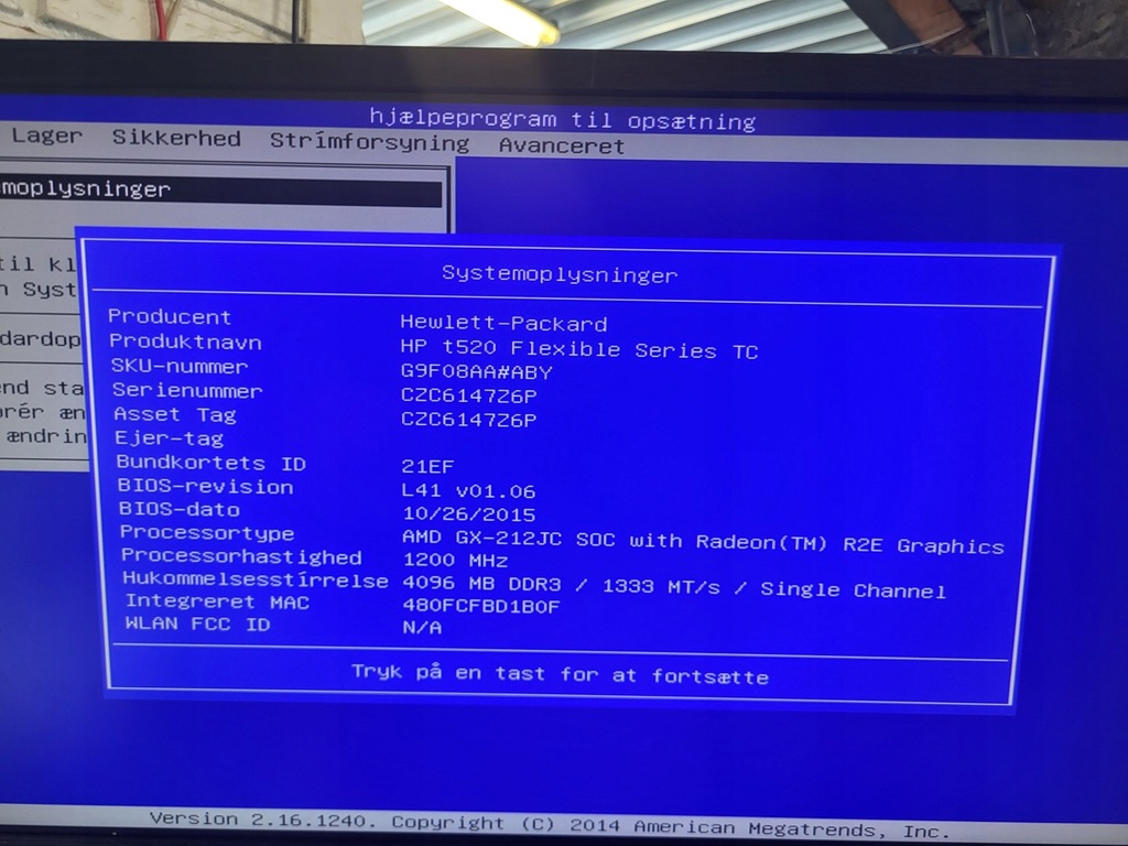 HP t520 AMD GX-212JC (2264726)