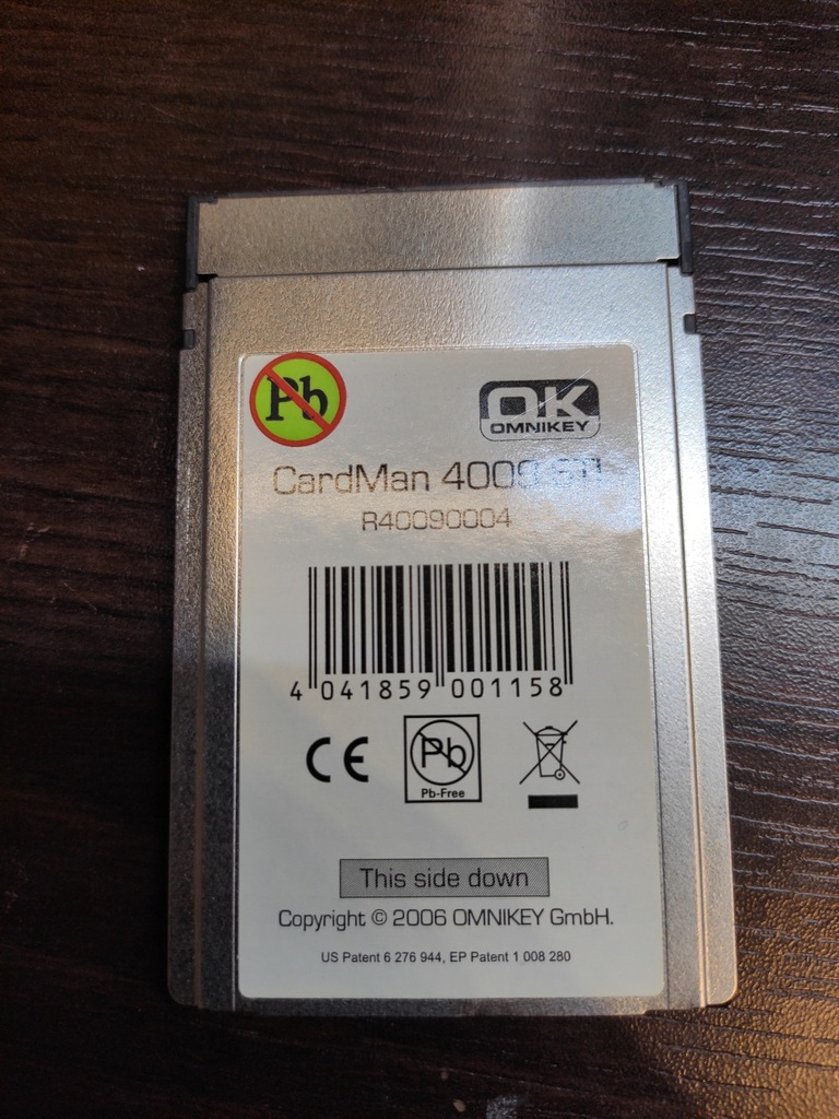 Czytnik kart PCMCIA Omnikey CardMan 4009 STI