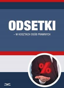 Odsetki w kosztach osob prawnych Ebook.