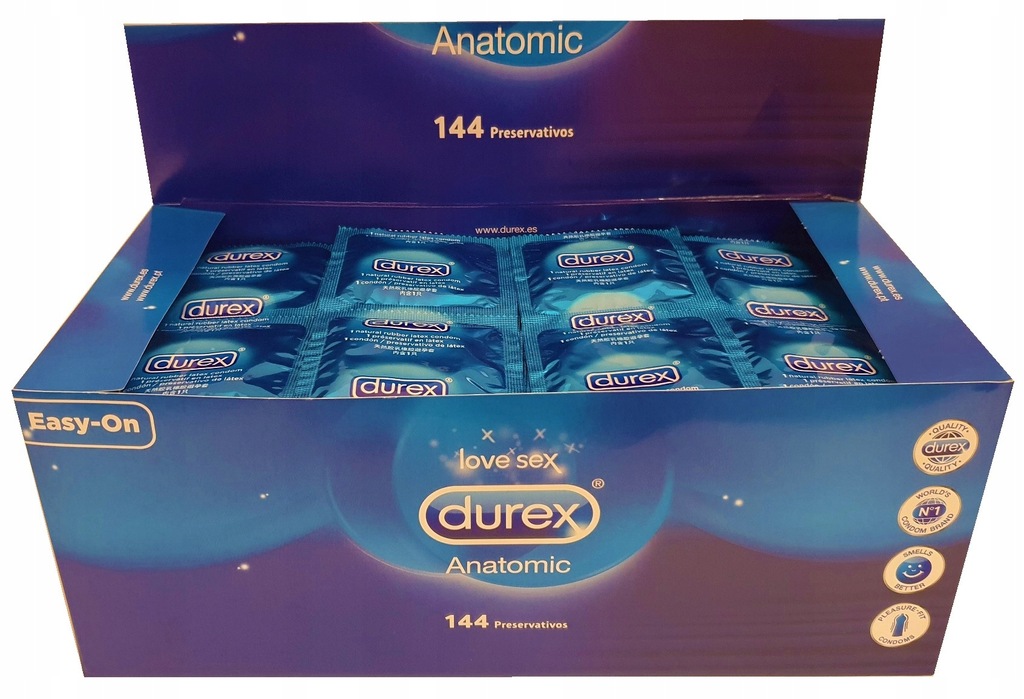DUREX ANATOMIC 144 szt