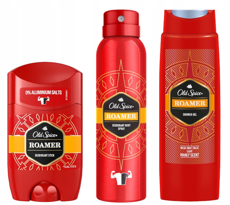 OLD SPICE ROAMER ZESTAW DEO SZTYFT+SPRAY+ŻEL400ml - 11486835609 ...