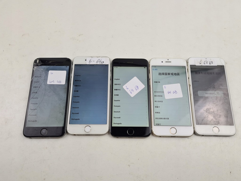 Apple 5 sztuk Iphone 6 64GB (2139017)