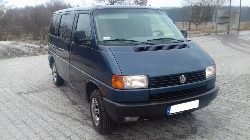 vw t4 caravelle 2.5 benzyna gaz 8 osob automat