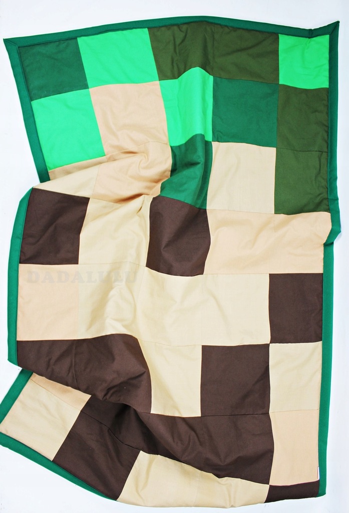 narzuta na łóżko patchwork MINECRAFT 100x135cm 9579238459 oficjalne