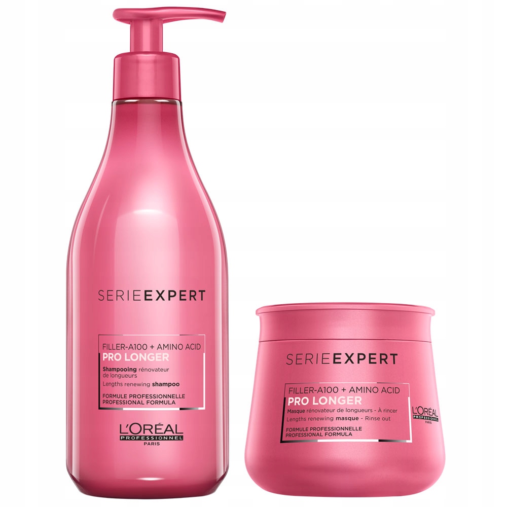 Loreal Pro Longer Mocne Zestaw Szampon 500ml Maska