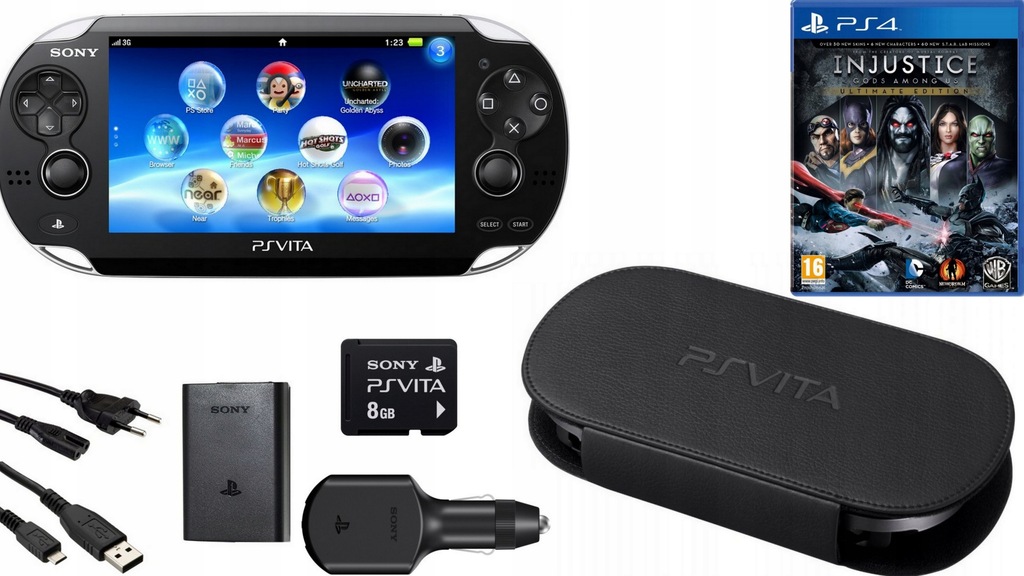 SONY PS VITA 3G/WIFI jak nowa !!! 12855422956 oficjalne archiwum