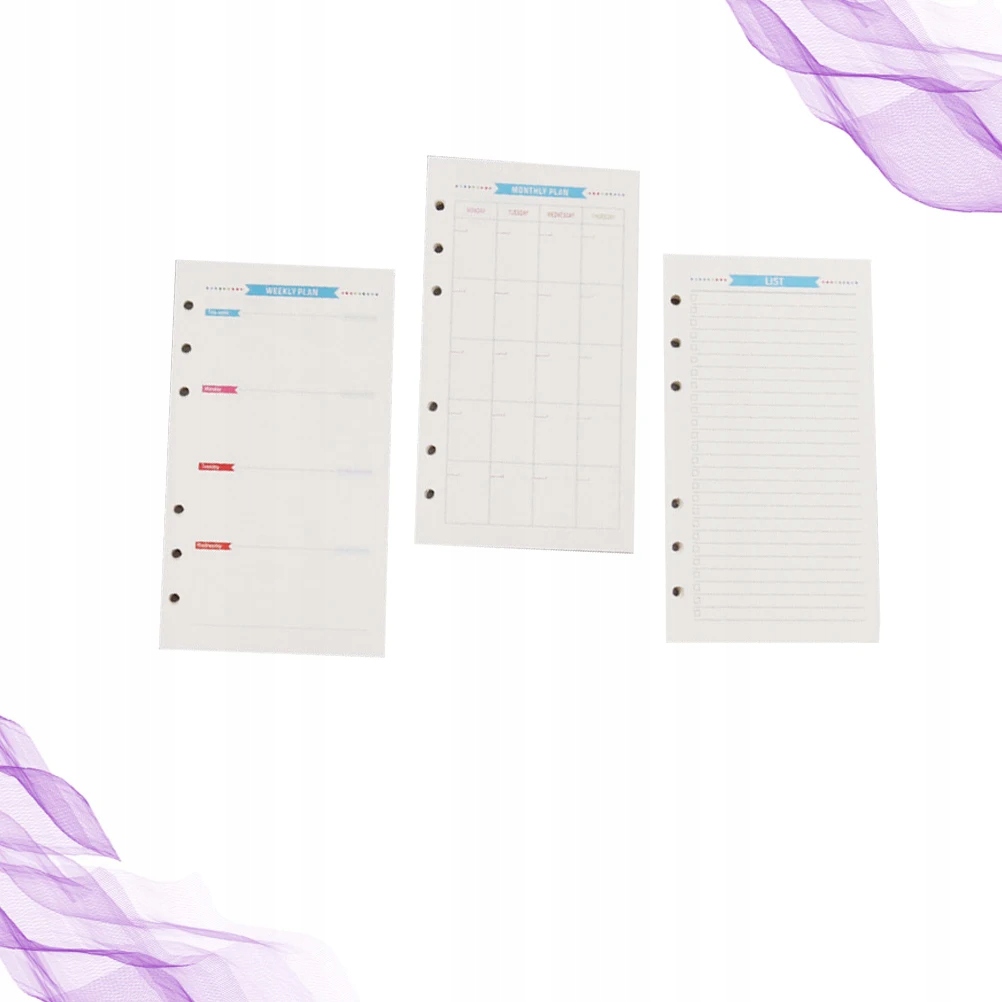 Spiral Notebook A6 Reinforced Filler Paper Grid 13956260954