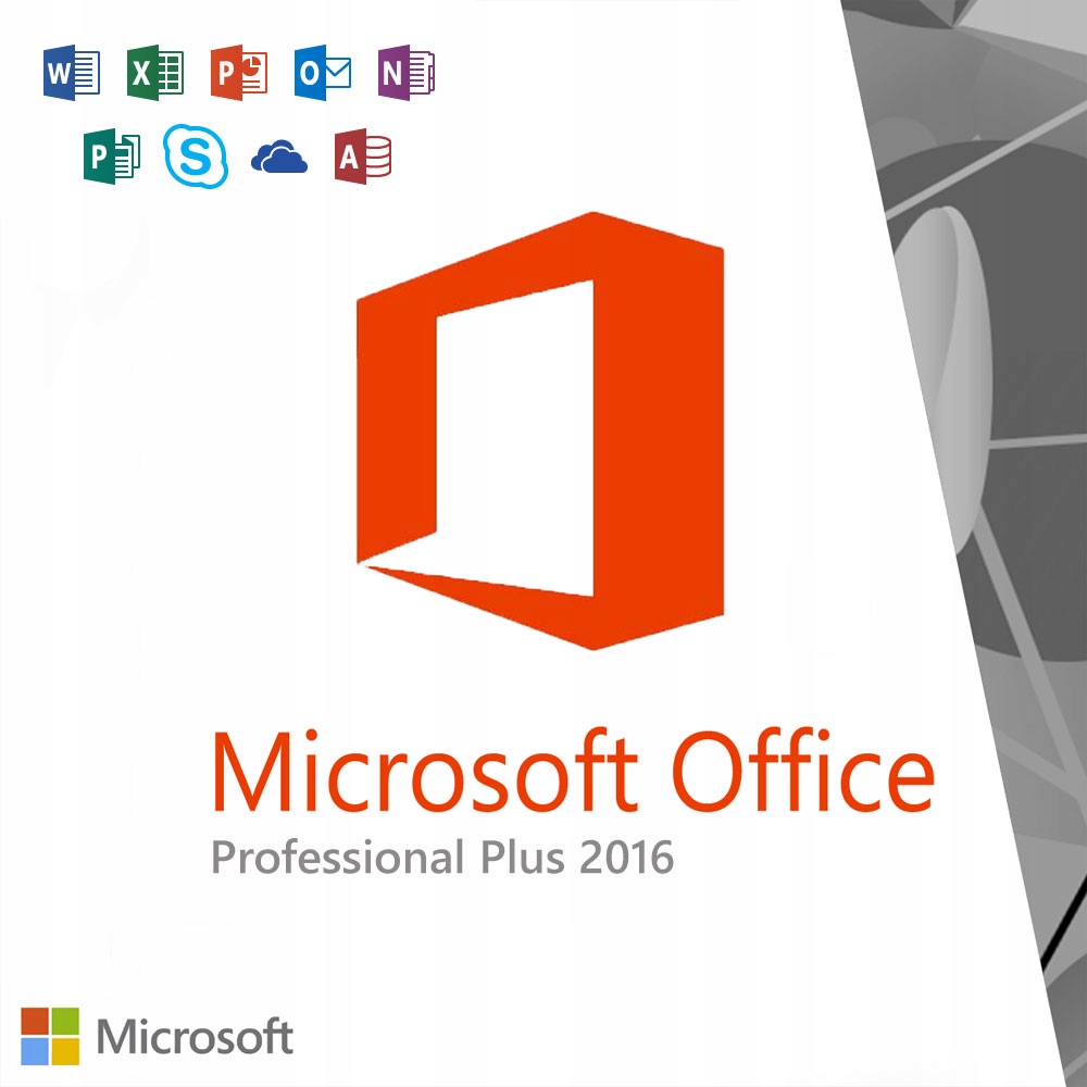 Microsoft Office 2016 Professional Plus 32/64 bit