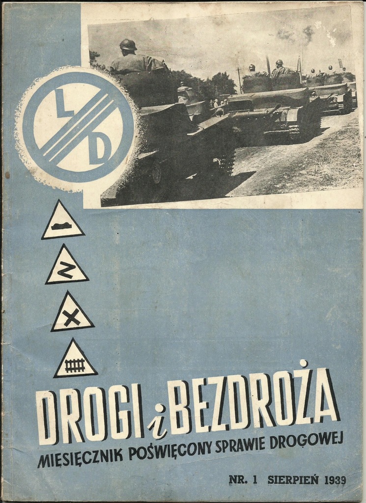 Drogi i bezdroża 1939 WP czołgi transport wojskowy