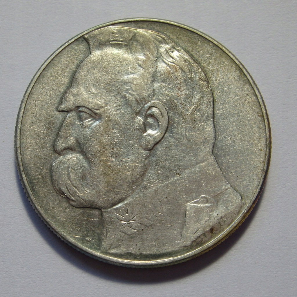 10 zł Józef Piłsudski, 1935r. Ag X5469
