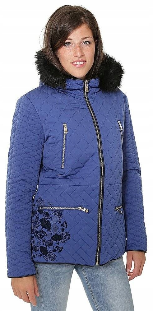 Kurtka DESIGUAL FRAN zimowa parka ocieplana r. 40