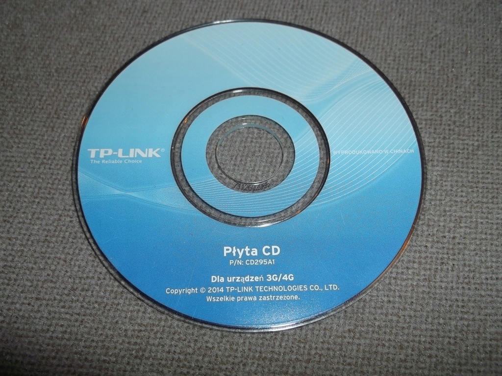 TP-LINK płyta MINI-CD PN CD295A1 - 3G/4G