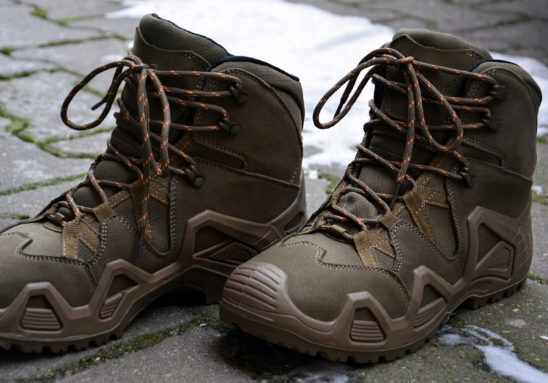 Купить Ботинки в стиле милитари Garsing 33 Alligator - Оливковый 41 ...