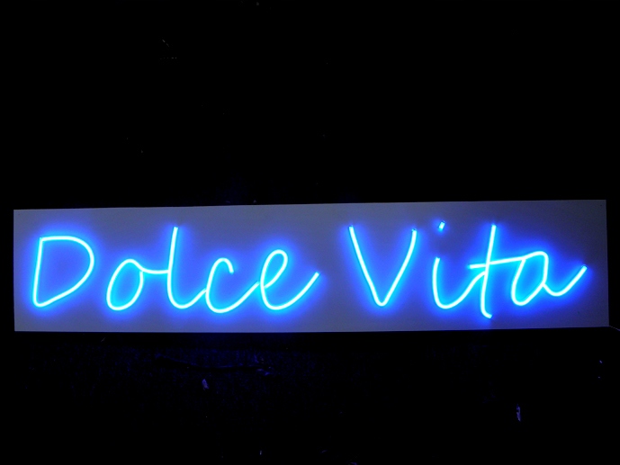 NDOLCEV NEON LED NAPIS DOLCE VITA REKLAMA ŚWIDNIK