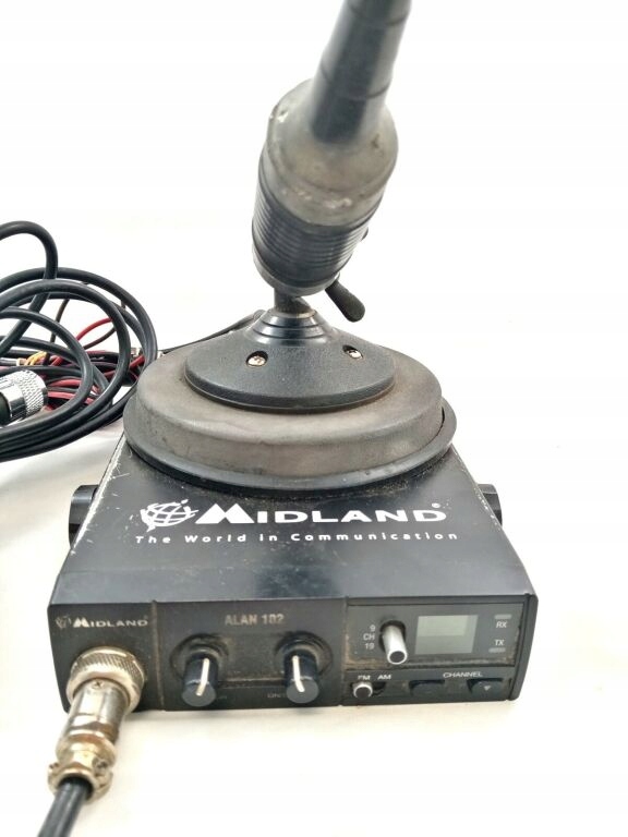 CB RADIO ALAN MIDLAND 102 Z ANTENĄ