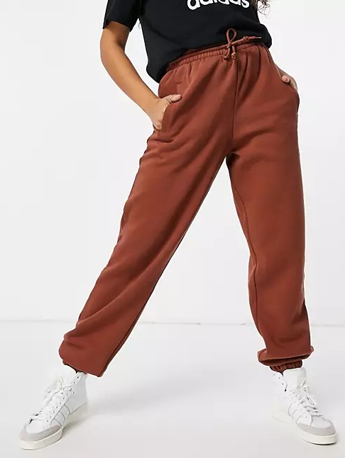 ADIDAS SPODNIE DRESOWE DAMSKIE BRĄZOWE 40 1DUE