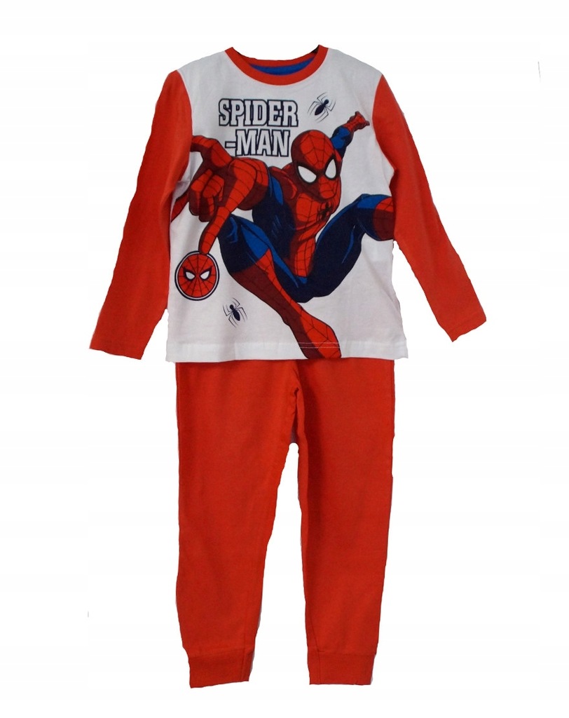 Piżama Spiderman czerwona Rozm. 116
