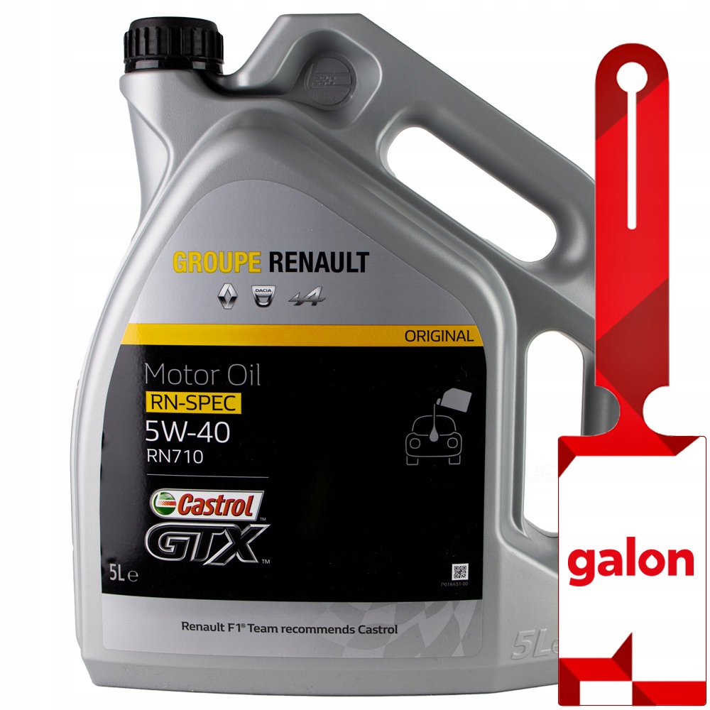 RENAULT CASTROL RN710 5W40 5L oryginalny olej silnikowy OEM