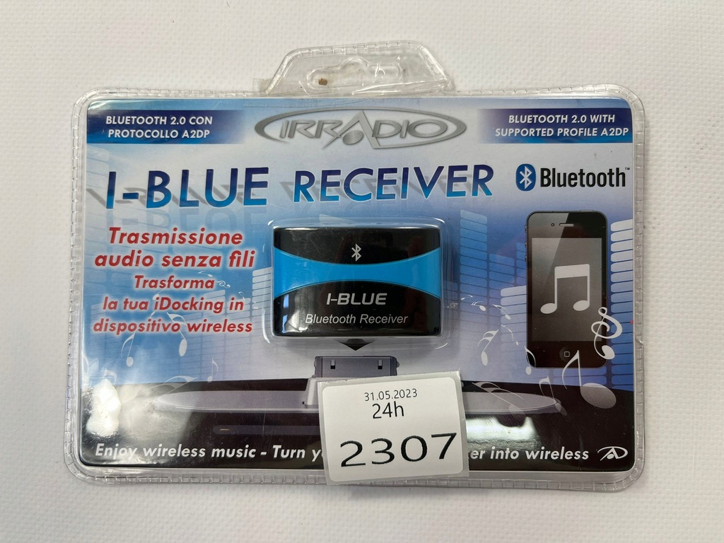 ODBIORNIK BLUETOOTH IRRADIO IBLUE RECEIVER 65A-165