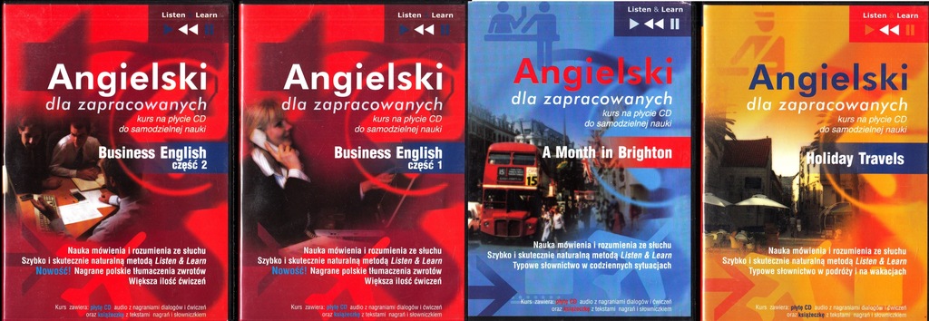 Angielski dla zapracowanych 1-4 cd