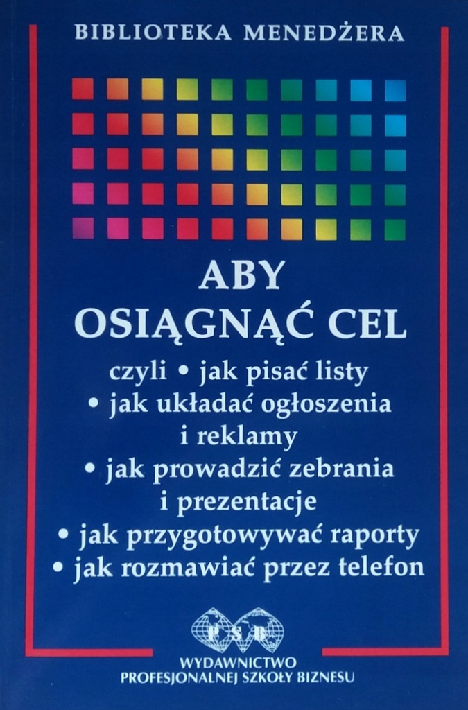 ABY OSIĄGNĄĆ CEL … ( stan BDB ! )