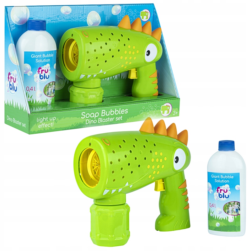 BLASTER DINO DO ROBIENIA BANIEK FRU BLU + PŁYN