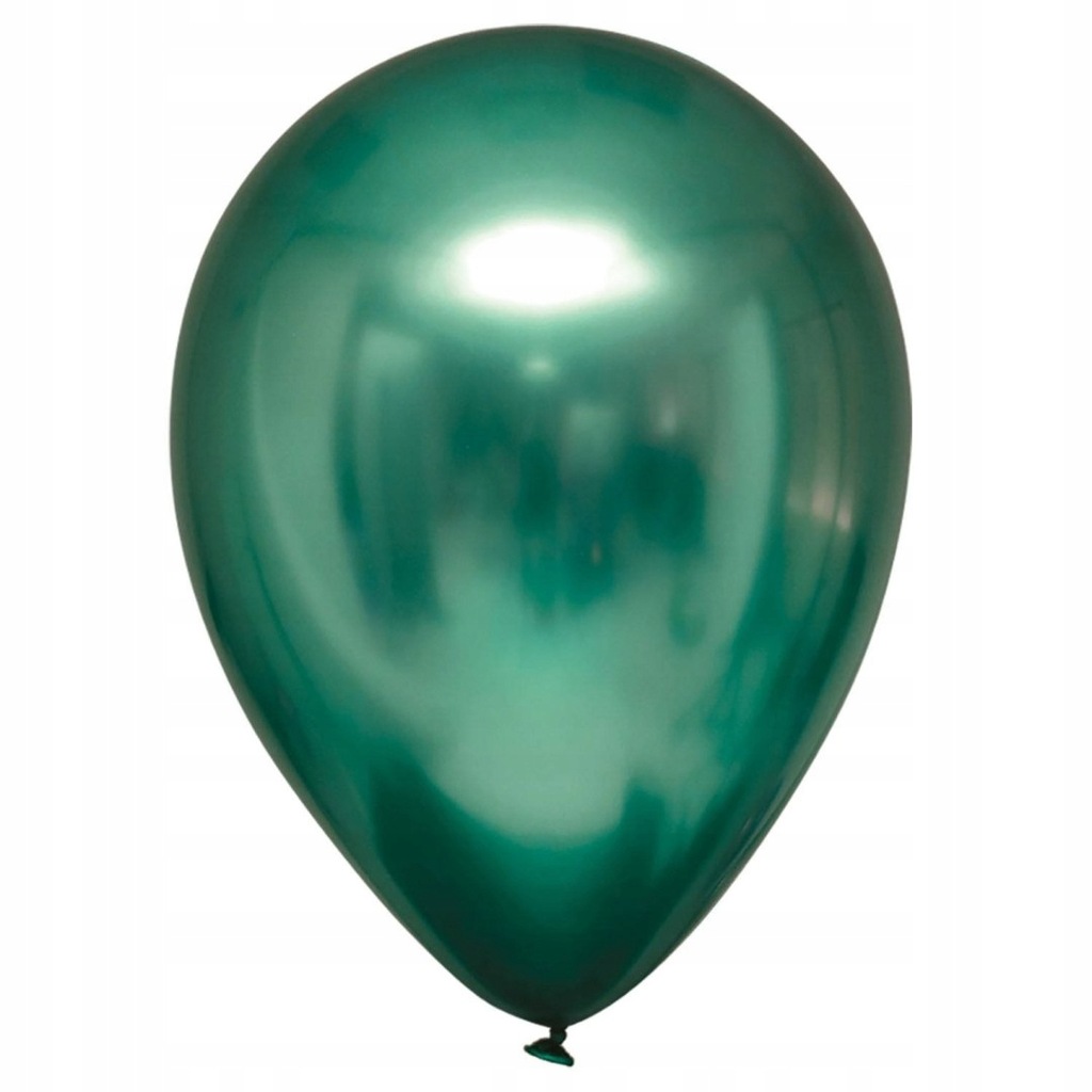 Balony lateksowe Satin Luxe Chrome Zielone 12cm, 1
