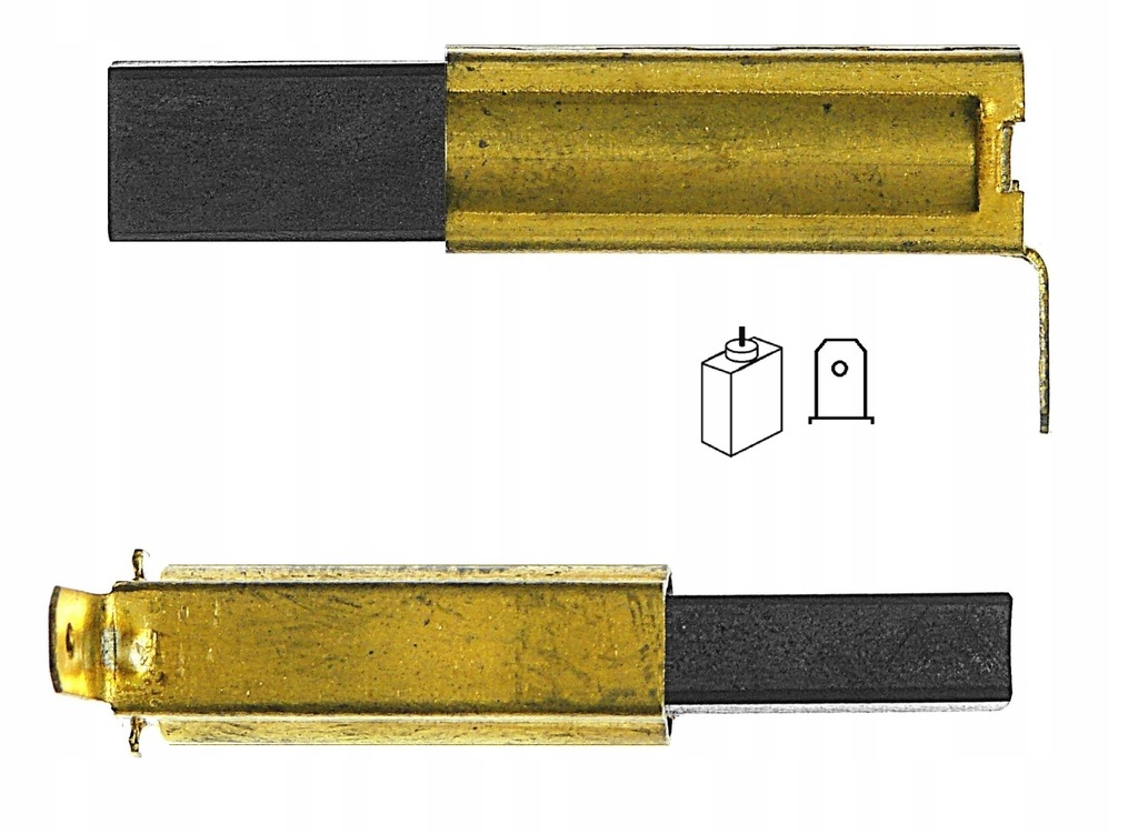Kohlebürsten F. Collomix X 10,CX 10-A,CX 20,CX 22,CX 100 HF,CX 200 HF,CX 400 HF