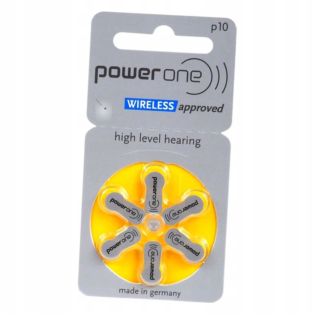 Baterie do aparatów słuchowych Power One Varta 10