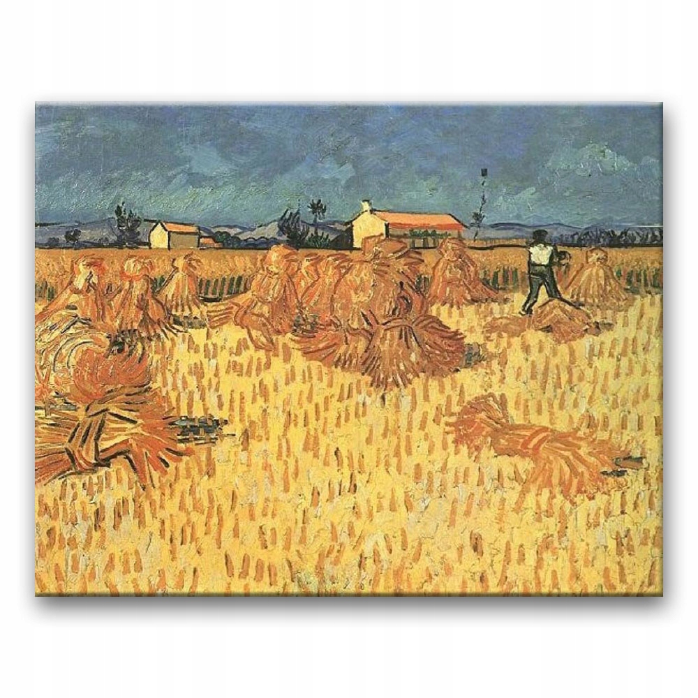 Obraz Vincent van Gogh - Żniwa w Prowansji 90x70