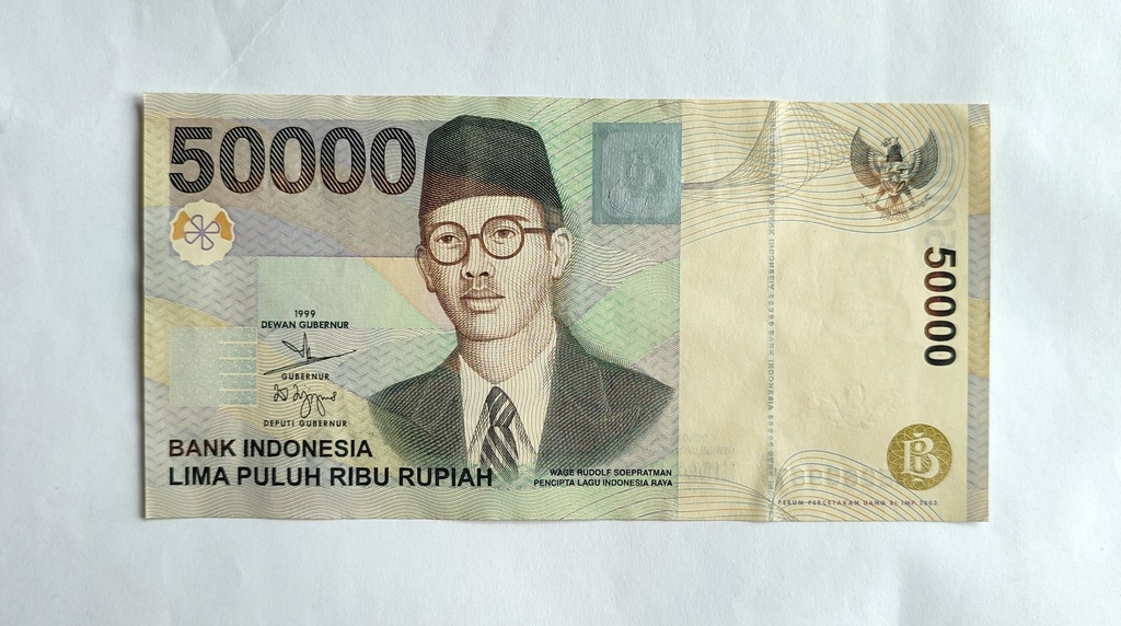 Indonezja 50000 Rupii 1999 r. Stan 2